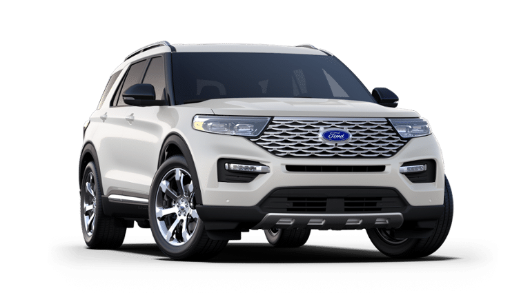 2020 Ford Explorer Platinum Star White 3 0L EcoBoost V6 Engine With 